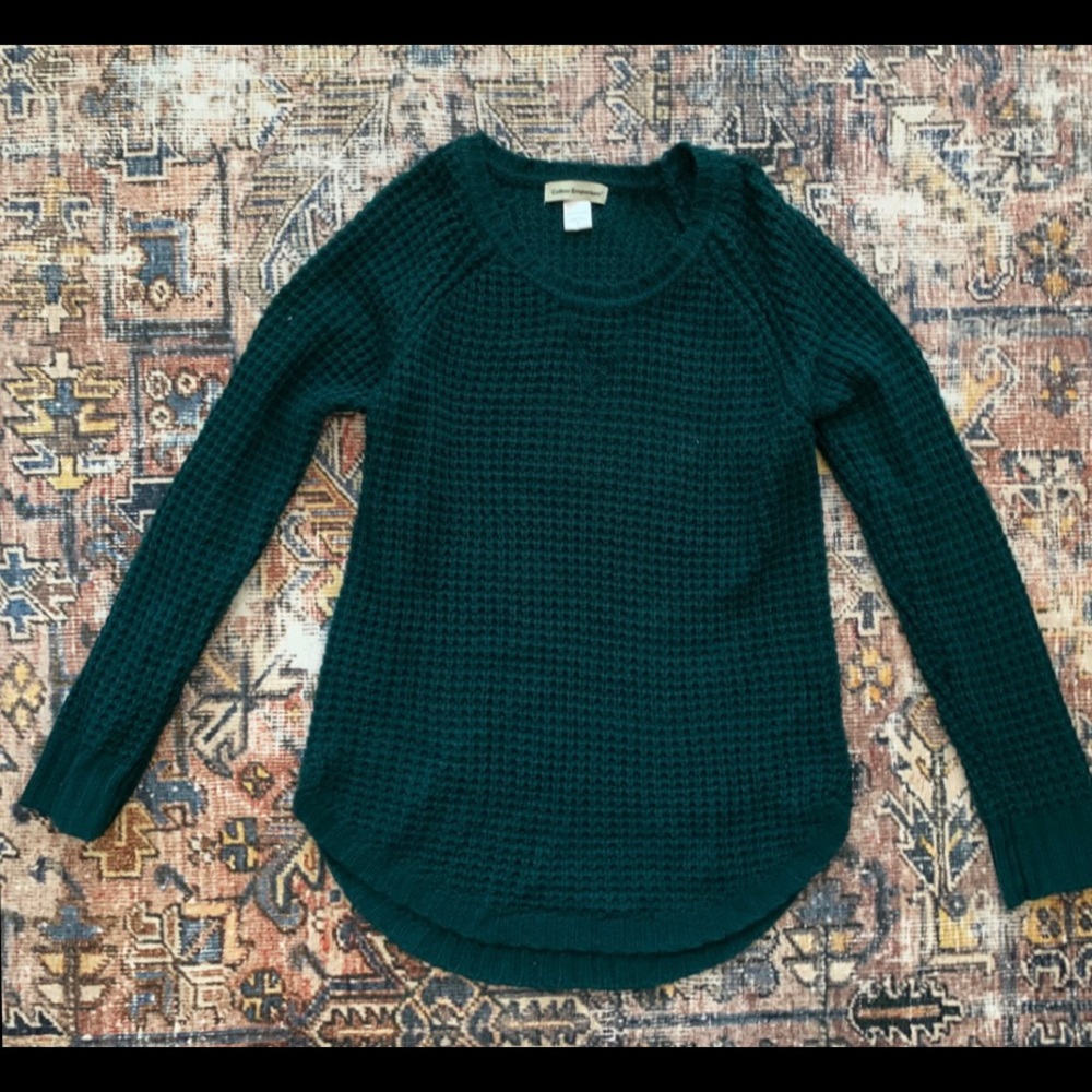Dark hunter green sweater size M - Cotton Emporium